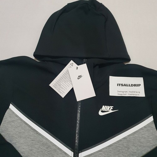 NIKE TECH FLEECE BLACK/GREY TRACKSUIT MENS SIZE XS/S/M/L/XL eBay