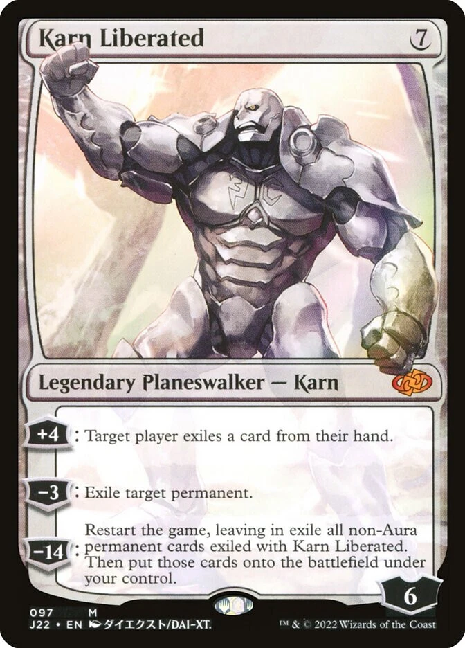 Planeswalker Magic: The Gathering Colorless Karn Liberated
