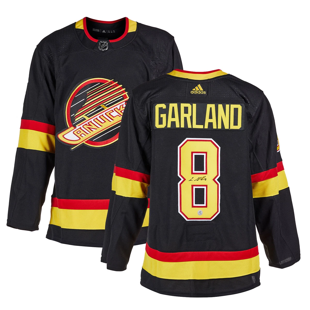 Conor Garland Vancouver Canucks Signed Black Alt Adidas Jersey eBay