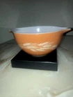 Vintage Pyrex 441 Autumn Harvest Cinderella Bowl, Orange 1.5 Pint, 750 ML