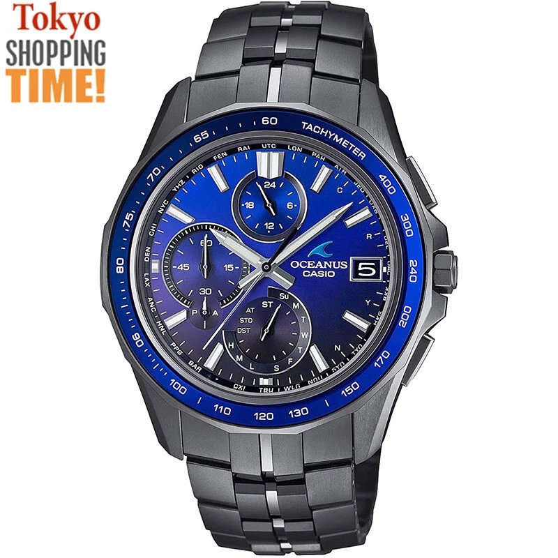 Casio Oceanus Manta OCW-S7000B-2AJF Radio Solar Bluetooth Hombre Reloj Japón NUEVO