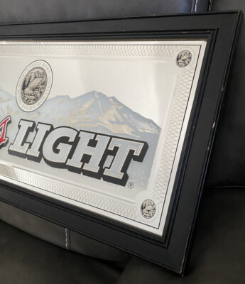 Coors Light Mirror Sign with Etched Glass | eBay