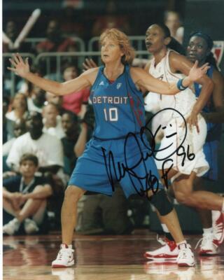 WNBA Detroit Shock サイン入り写真 NANCY LIEBERMAN DETROIT SHOCK SIGNED AUTOGRAPHED 8X10 PHOTO W/ COA