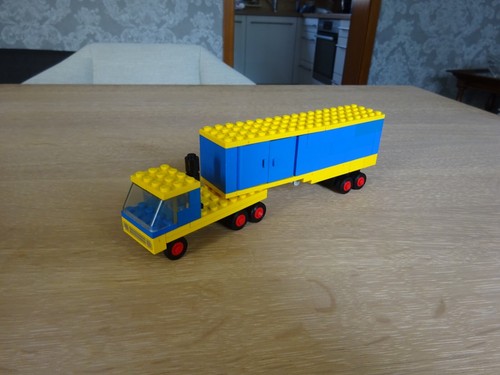 Verkaufe Lego Classic Set 694 Legoland Sattelschlepper mit Bauanleitung