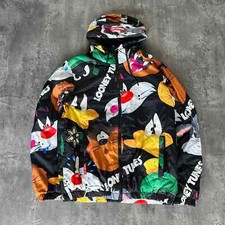 Looney Tunes Members Only Jacket Hoodie Men s Size: Medium