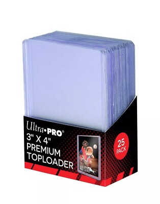 Ultra Pro Toploader 3'' x 4'' Super Clear Premium Pack 25 Pieces Neuf  Scellé