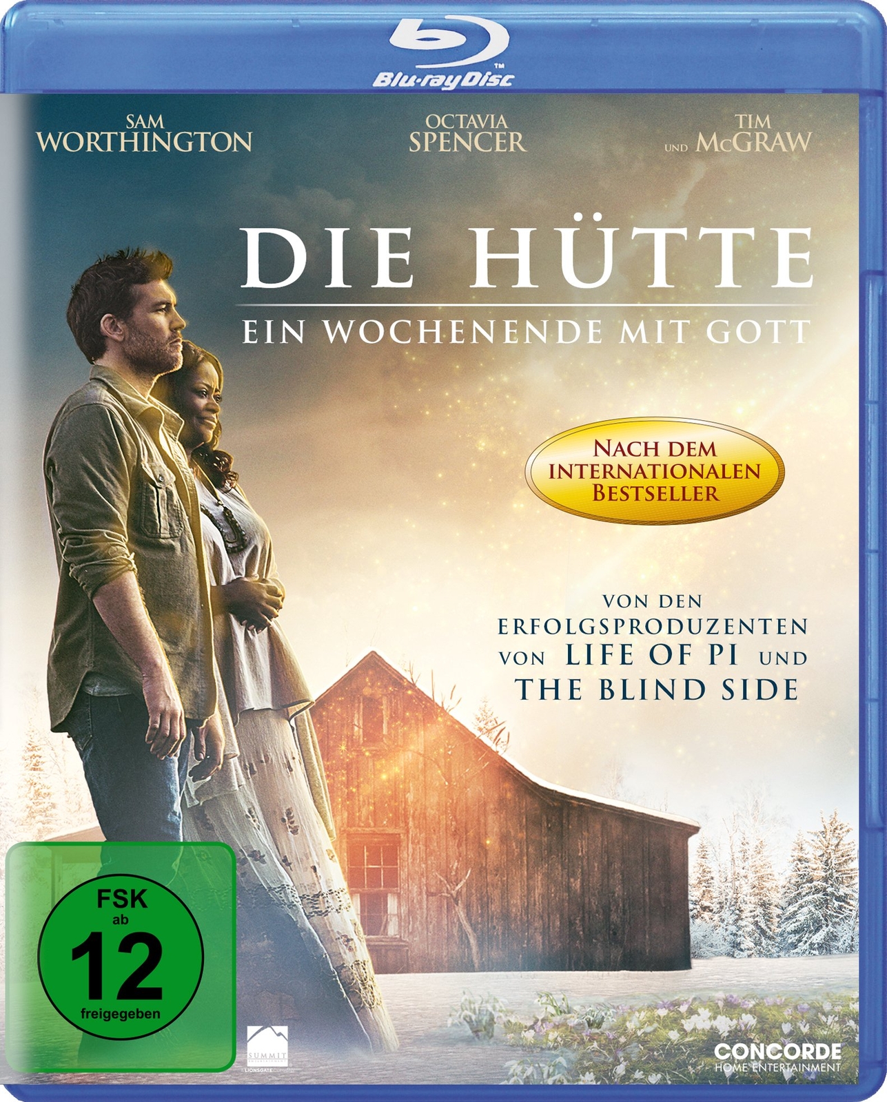 Die Hütte - Ein Wochenende mit Gott [Blu-ray] (Blu-ray) Worthington Sam Mitchell