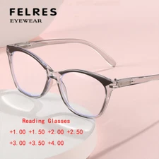 Women Cat Eyes Anti Blue Light Reading Glasses Clear Lens Classic Glasses Hot