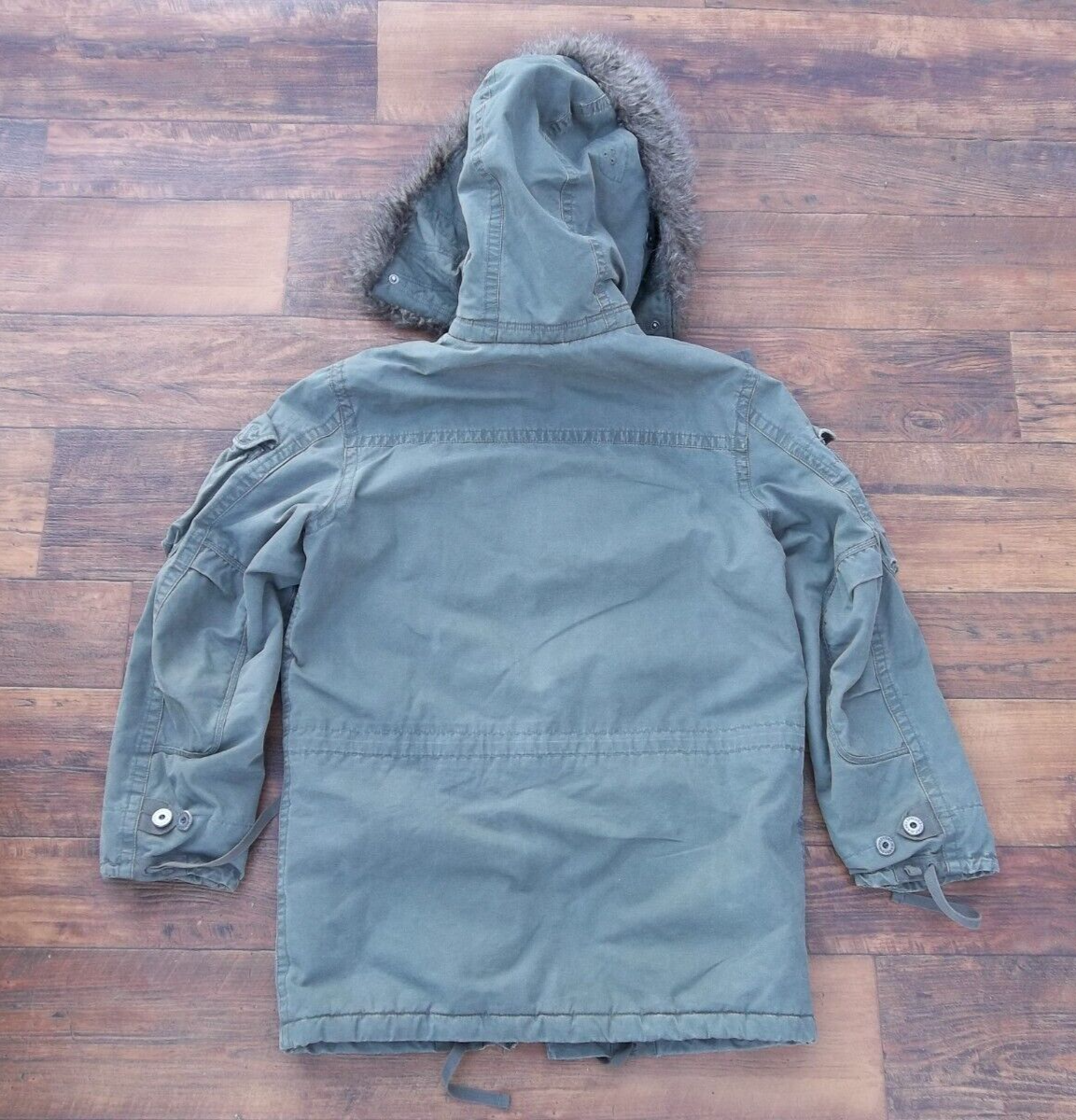 VTG Y2K 07 Mens Gap Military Heavy Distressed Parka Coat VTG Y2K 07 Mens Gap Military Heavy Distressed Parka Coat