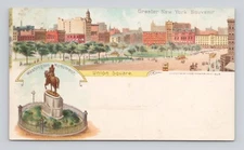 Postcard NEW YORK CITY Union Square - Private Mailing Card Unposted