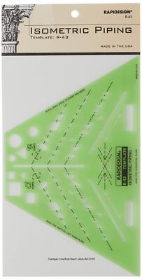 Isometric Piping Template 1 Each R43