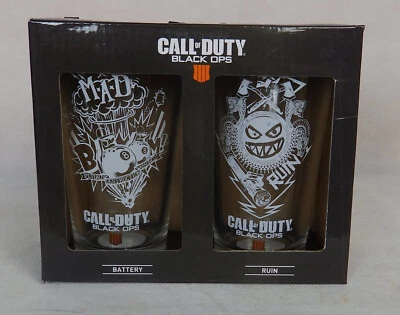 Call of Duty Black Ops Sammelgläser Set / 2 Stück "Battery & Ruin" Merchandise