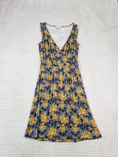 Loft Dress Womens Small Sleeveless Floral Print Boho Casual Office Dress