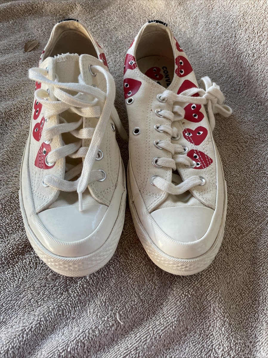 Converse Chuck Taylor All-Star 70 Lo Comme des Garcons White Shoes Converse Chuck Taylor All-Star 70 Lo Comme des Garcons White Shoes