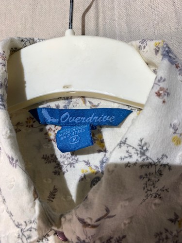 Junior Western Druckknopf Langarm Blumenmuster. Größe M. - Bild 3 von 5