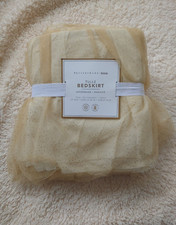 pottery barn teen Tulle bed Skirt twin original 149 brand new limited edition