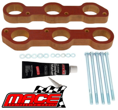 MACE 25MM PERF. MANIFOLD INSULATOR KIT FOR HOLDEN COMMODORE VE SIDI LLT 3.6 V6