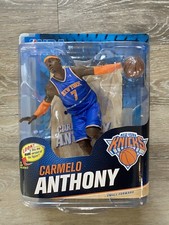 NBA SERIES 23 CARMELO ANTHONY MCFARLANE BLUE JERSEY FIGURE KNICKS CASE FRESH