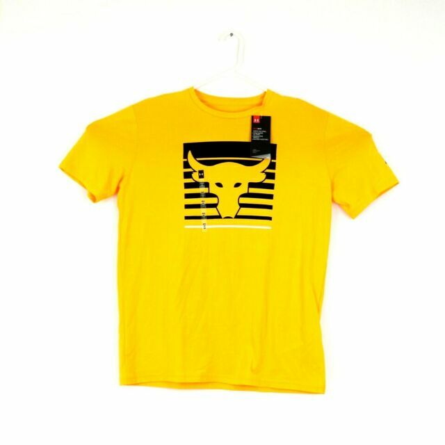 yellow under armour top