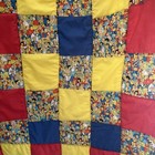 The Simpsons Where’s Bart Blanket Handmade OOAK 39”x48” Color Block Throw Quilt