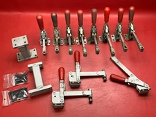 Lot of Welding Clamps DE-STA-CO 207 Vertical Handle Hold Down Toggle Jig