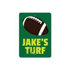 Turf Metal Sign