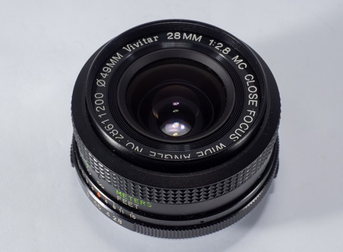 Vivitar MC 28mm F 2.8 Wide Angle, Close Focus Prime Lens. Olympus OM Mount - Picture 13 of 17