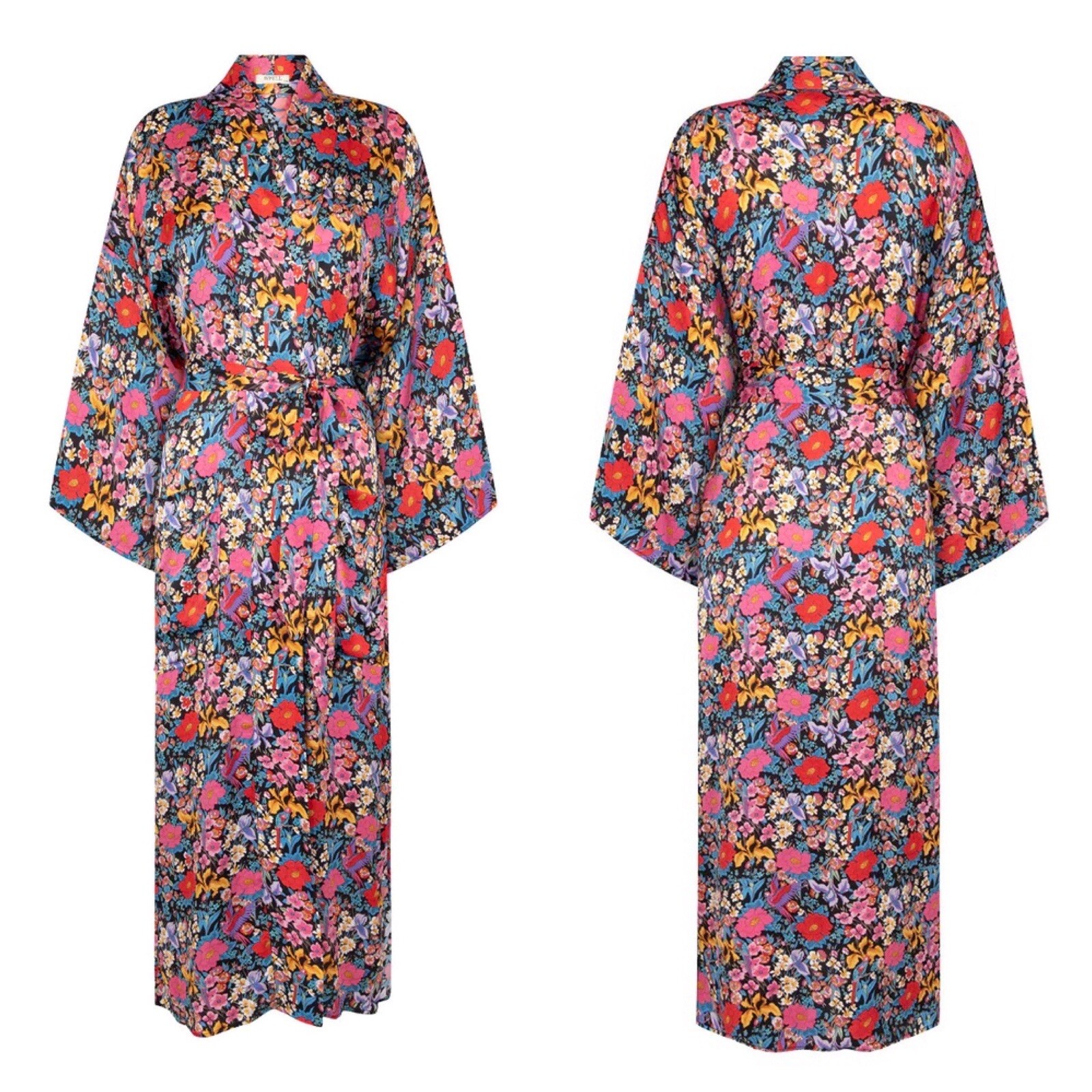 NWT Spell & The Gypsy X Revolve Last Drinks Floral Maxi Robe M/L image 6