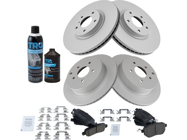 Pedals & Pads For Nissan Murano Front & Rear Drilled & Slotted - Foto 10