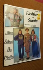 Fashions in Suede Book 262 Pattern Kappie Originals Craft Clothing Painting
