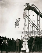 1930s High Diving Horse 8x10 Photo Print - Sonora Webster Carver Atlantic City