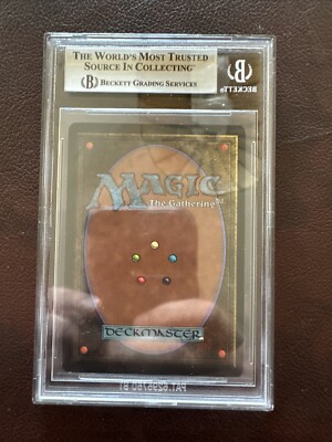 Mox Emerald MTG Beta BGS Graded NEAR MINT+ 9/8/7.5/7.5 (RG