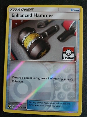 Enhanced Hammer Trainer Rev/Holo PROMO 124a/145 - Pokemon!