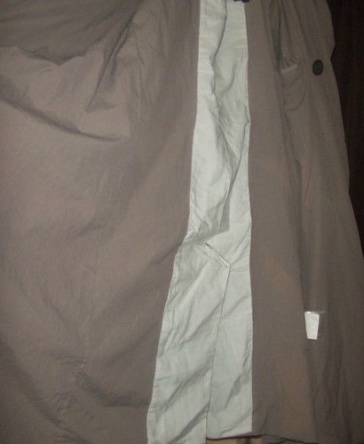 DIESEL BLACK GOLD IMPERMÉABLE LONG TAILLE L (ou 40-42) TAUPE - Picture 9 of 11