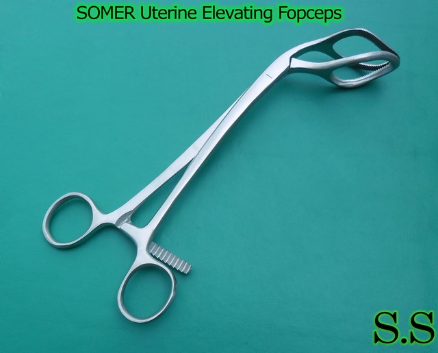 SOMER Uterine Elevating Forceps, 9