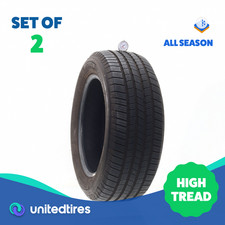 Set Of 2 Used 25555r18 Michelin Defender Ltx Ms 109h - 8.532