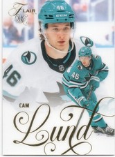 25-26 2025-26 Flair Cam Lund ROOKIE #177-Sharks