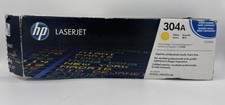 HP 304A CC532A YELLOW Genuine Print Cartridge - Open Box, Sealed Bag