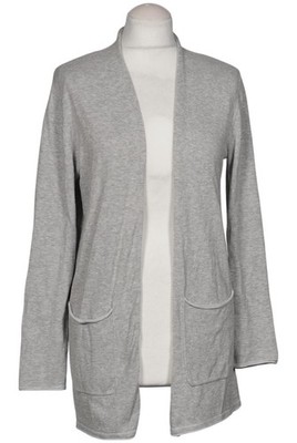darling harbour Strickjacke Damen Cardigan Jacke Gr. M Baumwolle Grau #p4reobm