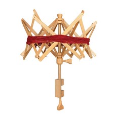 Wooden Yarn Umbrella Swift Winder - Rosewood Yarn Skein Holder - Yarn Swift W...