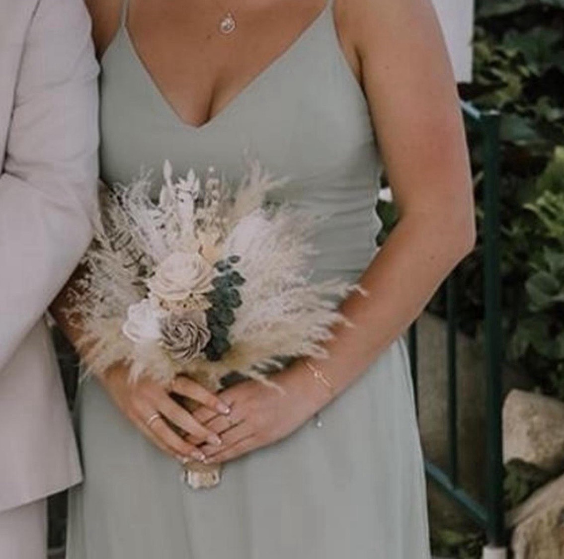 kennedy blue wedding dress V Neck Wedding Dress main image 0