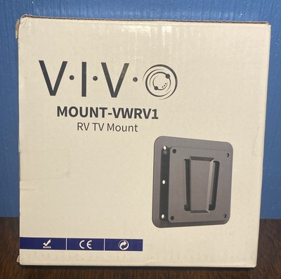 VIVO Quick Release Plastic Polymer RV TV Mount Set/Kit - Model VWRV1, NEW NOS
