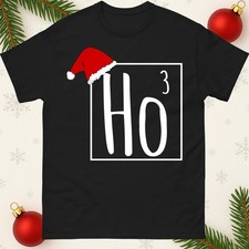 HO HO HO Christmas T Shirt Christmas Festive Tee Top Santa Cap Ho Ho Ho Gift Tee