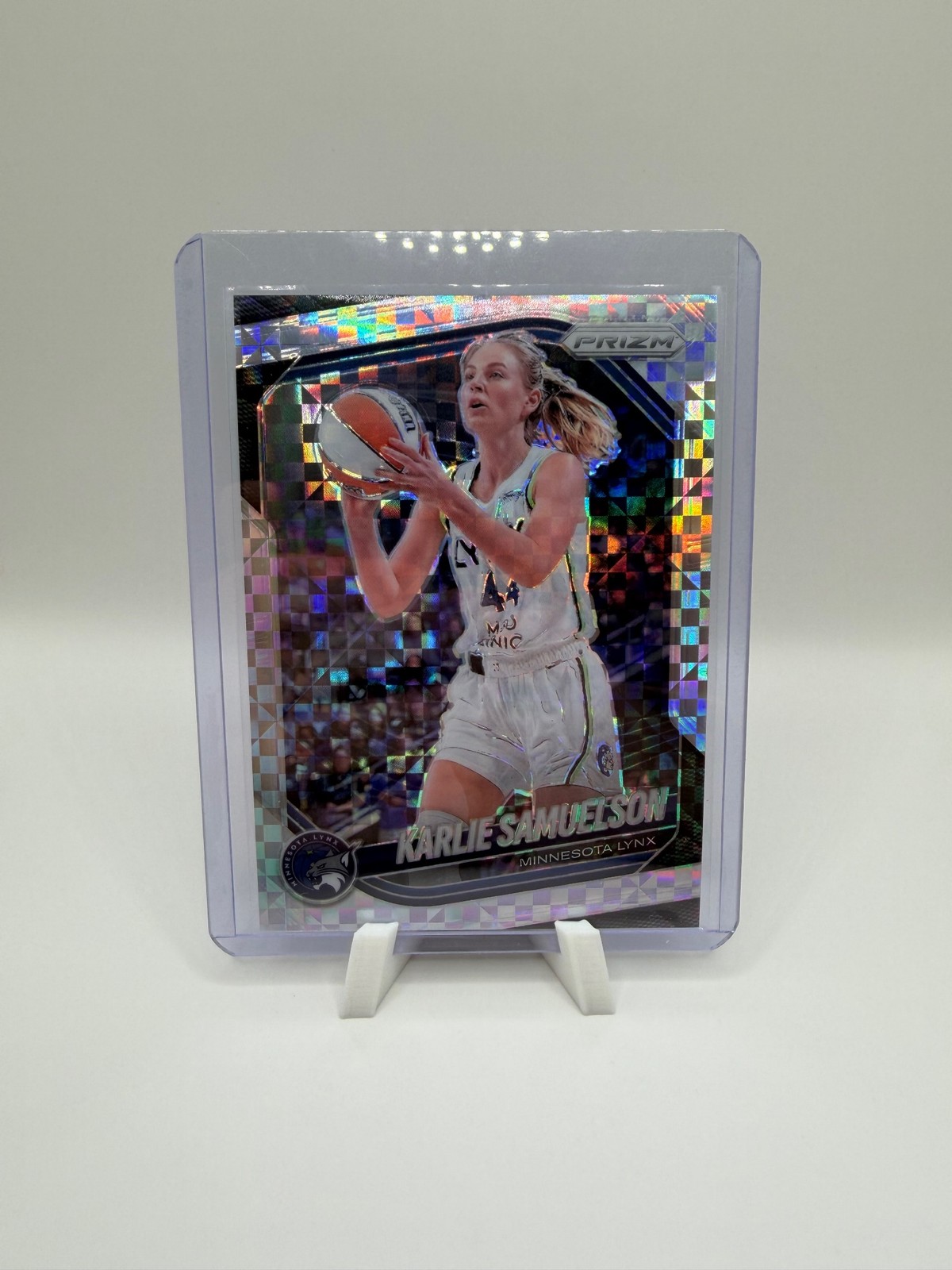 2025 Panini Prizm WNBA #102 Karlie Samuelson Checkerboard Prizms