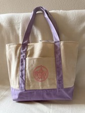 Trader Joe  s Lavender Large Tote Bag Viral Reusable Shopping Bag NEW