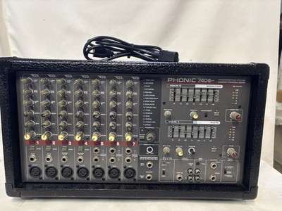 Phonic Power Pod 740 Plus Powered Mixer 2x220W 7-Channel 16 Digital Effects