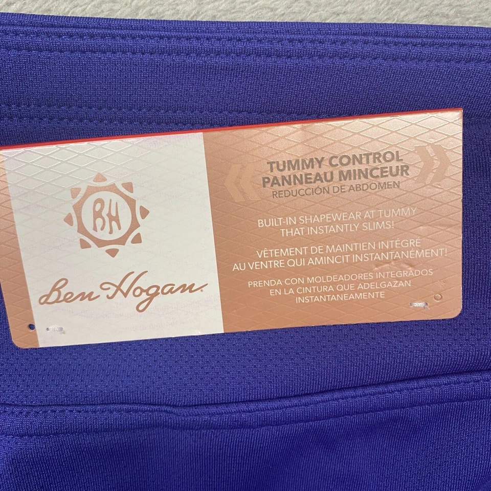Saia Ben Hogan Feminina XS Azul Skort Controle de Barriga Modelador Tênis de Golfe - Imagem 3 de 4