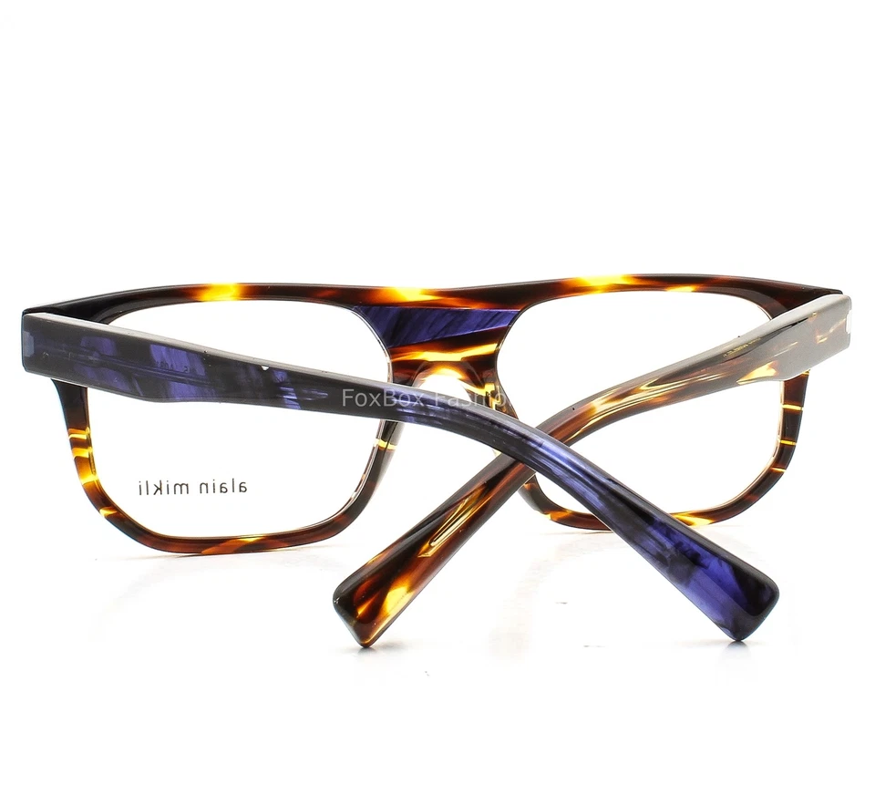 Gafas Alain Mikli Keyser A03135 003 Rayas Azul Habana 55 mm Sin Estuche Foto 3 de 4