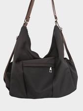 Multi-Way Black Convertible Bag – Crossbody, Shoulder, Backpack, Casual Bag