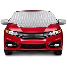 4-Layer Magnetic Car Windshield Snow Cover with Side Mirror Protection